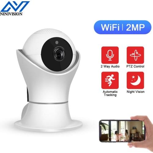 1080P Wireless IP Camera Indoor home Mini Wifi PTZ Security Surveillance Camera 2MP HD Baby Monitor With Two Way Audio
