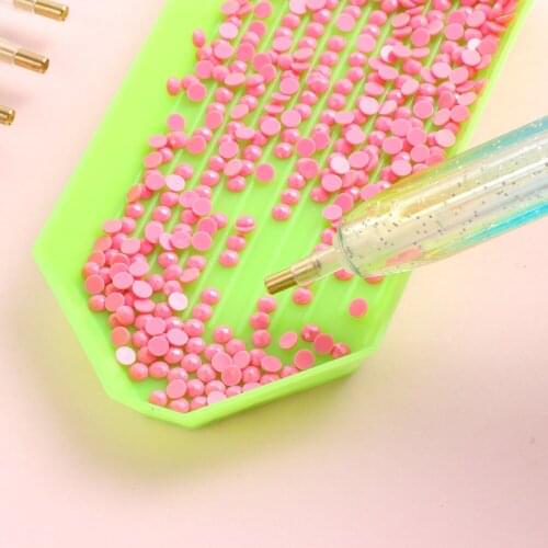 2PCs Plastic 5D Diamond Painting Point Drill Pen Silicone Crystal Cross Stitch Embroidery Arts Pens Sewing Accessories DIY Craft
