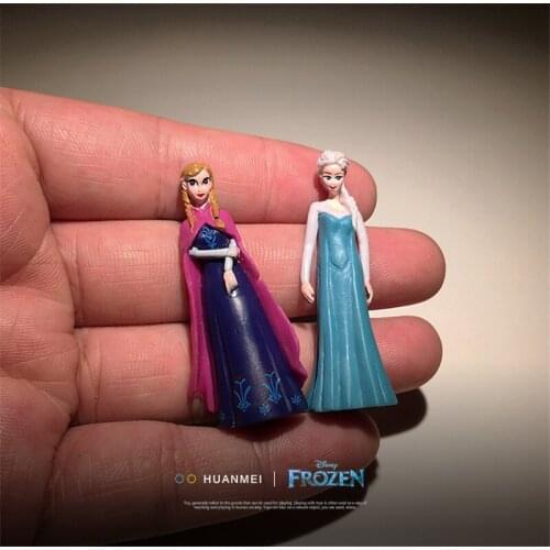 36piece 4.5cm Anna princess and Elsa princess figure toys cute princess collection toys