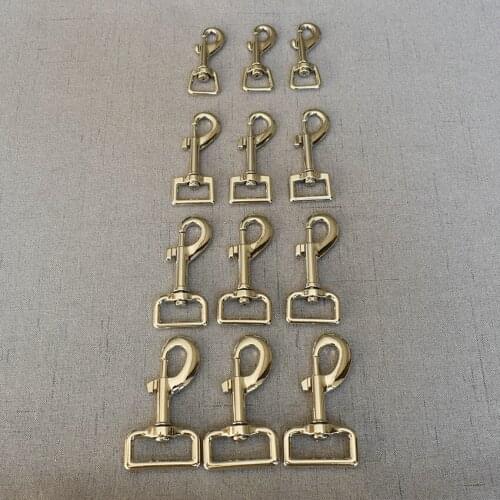 50 Pcs/Pack 15mm 20mm 25mm 32mm Silver Snap Hook Carabiner Seat Belt Buckle Hardware DIY Dog Leash Strap Lead Lock Clasp Sewing