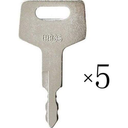 5x key For Takeuchi New Holland Excavator For Case Gehl Track Skid Steer Loader H806