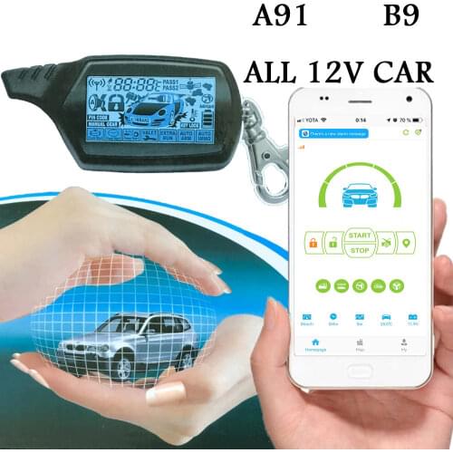 NFLH LH001 B9 GSM / GPS mobile phone control car GSM / GPS car dual-use anti-theft alarm system