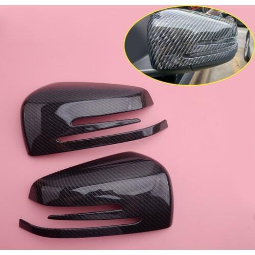 CITALL Side Rearview Door Wing Mirror Cover Cap Trim Fit for Mercedes Benz X204 W212 W176 W246 W204 C117