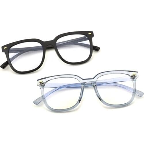 DOISYER New adult anti-blue glasses round ultra-light glasses frame trend personality translucent