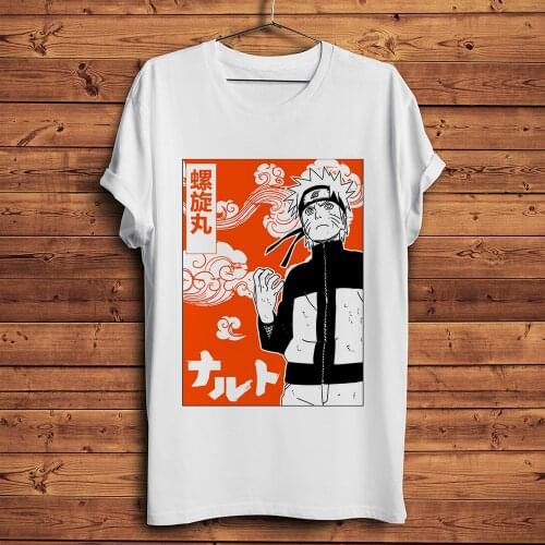 Uzumaki Naruto funny anime t shirt men new white casual tshirt homme JAPAN manga unisex streetwear t-shirt