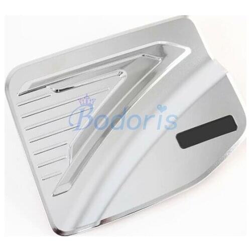Gas Box Cap Fuel Tank Panel Cover Chrome Car-styling For Nissan NAVARA D23 Frontier NP300 2016-2020 Auto Accessories
