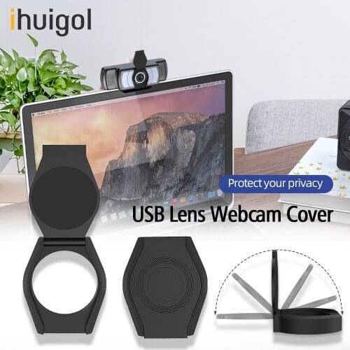 Ihuigol Webcam Cover Privacy Sticker Plastic Cap Hood For logitech C920/C922/C930e For aoni A30 Webcam Antispy Len Cover Shutter