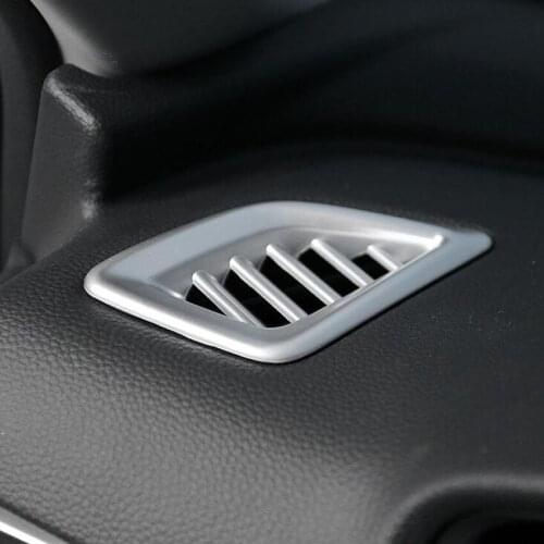Matte Silver Car Dashboard Side Air Conditioning Vent Cover Frame Trim Styling Fit For Honda Accord 10th 2018 Chrome ABS