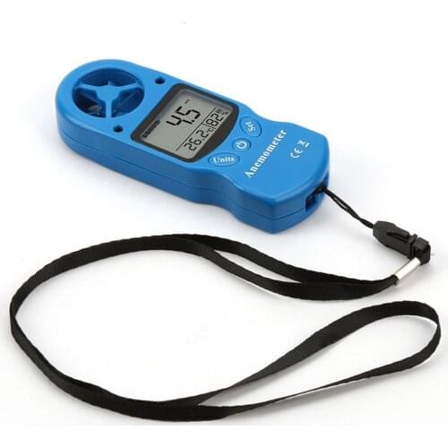 TL-300 Mini Multipurpose Anemometer Digital Anemometer LCD Wind Speed Temperature Humidity Meter with Hygrometer Thermometer