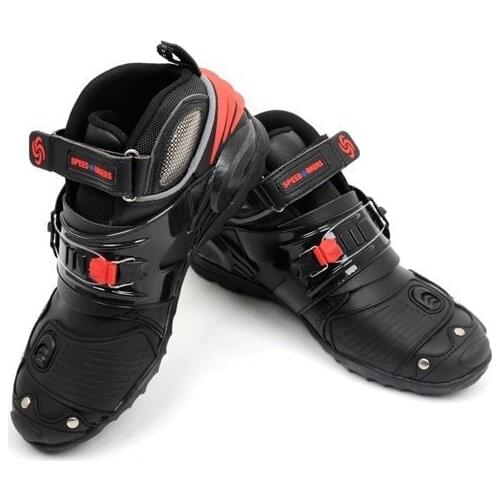 New style summer moder motorcycle boots SPEED BIKERS Microfiber leather racing boots A9002