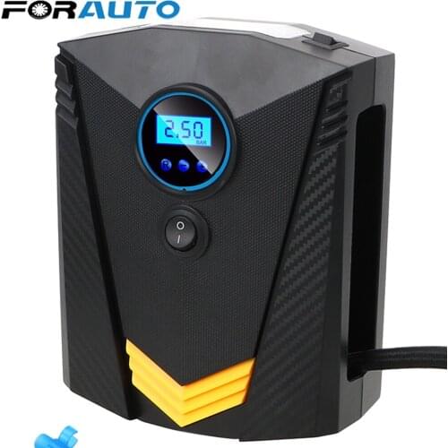 Portable 150PSI Car Tire Inflator Digital Screen Air Compressor Pump with LED Light DC12V Pump for Car Motorcycle