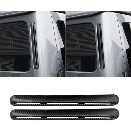 Real Carbon Fiber For Mercedes-BENZ G class W463A W464 G500 G550 G63 2019 2020+ Car Accessories Window "C" Pillar Cover Trim