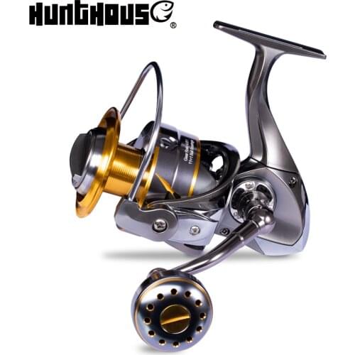 HuntHouse jigging fishing reel full metal spinning reel Saltist SW3000- SW10000 Jigging Spinning trolling reel 10BB Alloy 20kg