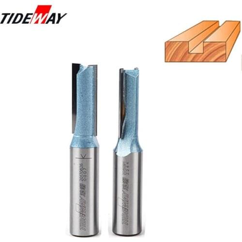 Tideway 1/2" Shank Industrial Grade Straight Bit Woodworking Tools Tungsten Router Bit For Wood Carbide Endmill Milling Cutter