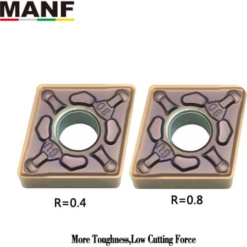 MANF Lathe Cutter CNMG120404 CNMG120408 PVD Coating For Heat-resistant Alloy,titanium Alloy MCMNN2020k12 MCGNR2525m12