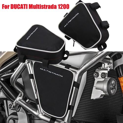 Waterproof Repair Tool Placement Bag Motorcycle Accessories Frame Crash Bar Package Toolbox Bags For DUCATI Multistrada 1200