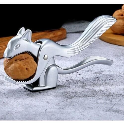 Squirrel Shape Clamp Almond Nut Pecan Nutcracker Multifunctional Kitchen Tool Walnut Pliers Sheller Clip Squirrel Shape Clamp