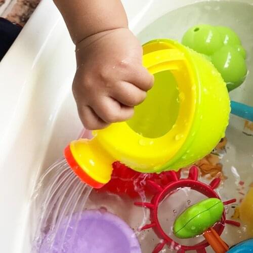 1PC New Colorful Baby Bath Toy Plastic Watering Can Watering Pot Beach Toy Play Sand Toy Best Gift for Kids Fast Delivery