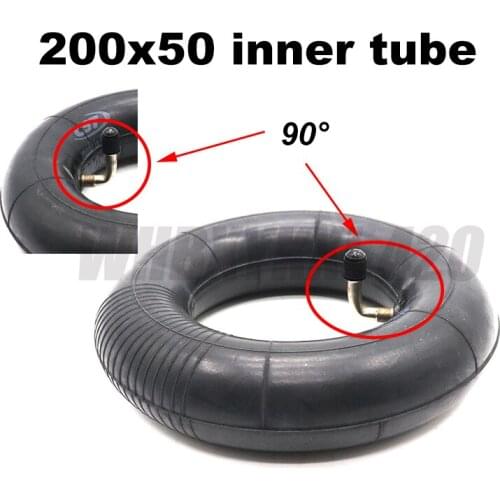 200x50 tyre 8 inch inner tube with 90 degree valve suitable for electric scooter tire pneumatic rubber wheel