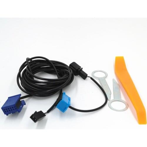 50PCS/LOT YIXINYOU 3G MMI Bluetooth Mic Dual Mic with Cable Harness for Audi A4 A6 Q5 A5 S5 Q7 (6.5)