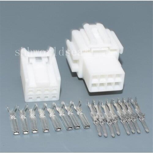 Shhworldsea 8 pin Automotive Wiring Cable Plug Plastic Unsealed Connector 7187-8847 7186-8847