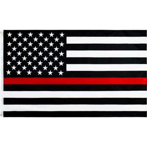 90x150 cm Thin Red Line Flag American Flag