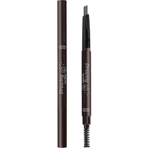 Double Heads Automatic Eyebrow Pencil Waterproof Long-lasting Pen with Eyebrow Brush NIN668