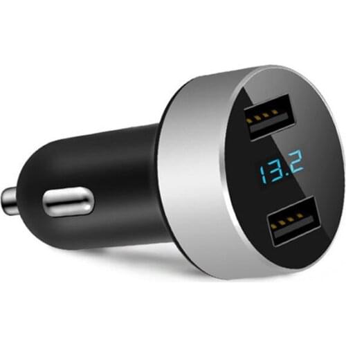 3.1A Dual USB Car Charger LED Display For Kia Ceed Mohave OPTIMA Carens Borrego CADENZA Picanto SHUMA