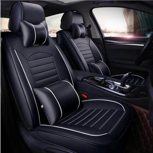 Pu leather car seat covers for smart fortwo nissan juke byd f3 mitsubishi outlander jeep renegade auto accessories