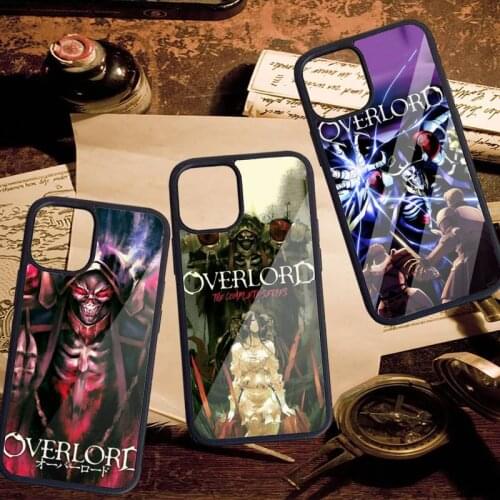 Overlord Anime Phone Case PC for iPhone 11 12 pro XS MAX 8 7 6 6S Plus X 5S SE 2020 XR