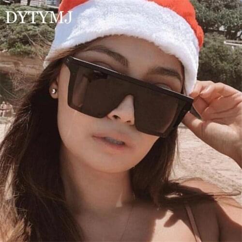 DYTYMJ 2020 Square Vintage Sunglasses Woman Oversized Eyeglasses Woman/Men Retro Sun Glasses Women Luxury Lentes De Sol Mujer