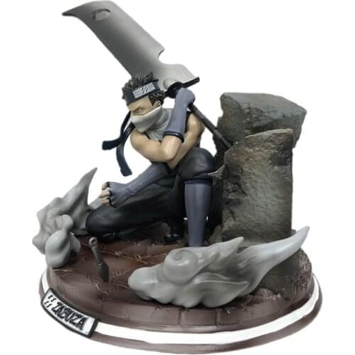 Naruto Shippuden GK Momochi Zabuza Figma Anime Acftion Figure 16 ABS Statue Battle Model Desktop Collection Toys For Children