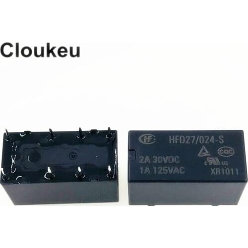 HFD27-024-S 24V 2A 4078 Relay DIP8 JRC-27F-024-S