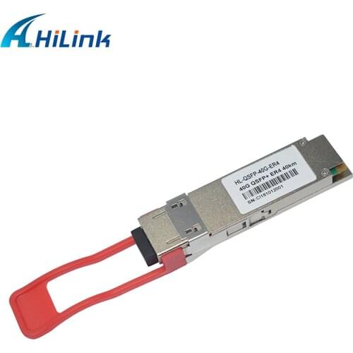 Hilink 2pcs 40G QSFP+ ER4 SMF Cwdm-1271nm 1291nm 1311nm 1331nm 40KM LC Optical Transceiver