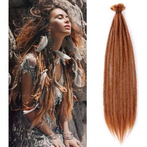 Belle Show Synthetic Dreadlocks Hair Extensions For Women 22inch Hook Braids Hair Accessories Faux Locs Braiding Crochet Hair