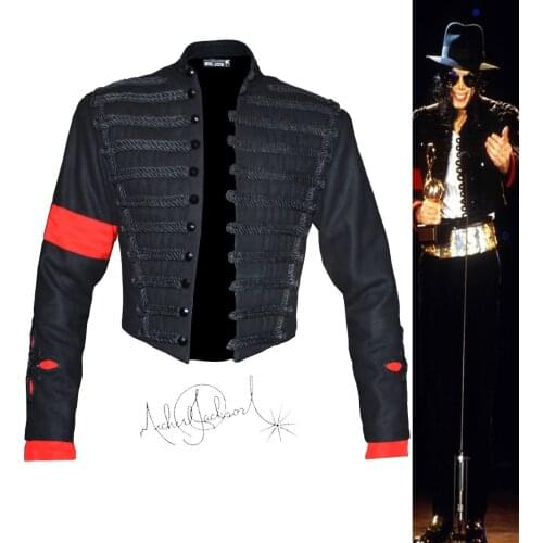 MJ MICHAEL JACKSON MTV AWARDS MILITARY JACKET