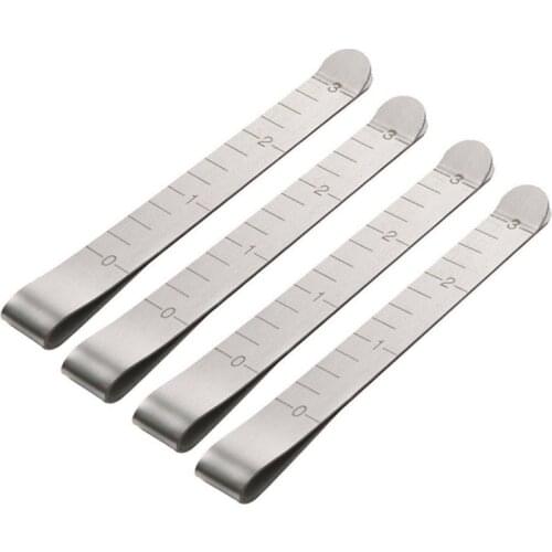 New 2020 5pcs Metal Sewing Crimping Clip Stainless Steel Hemming Clips ruler