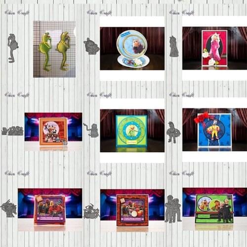 Metal Cutting Dies Circus acrobatic song and dance for Scrapbooking Steel Craft Die Cut Embossing Paper Card Album Stencil