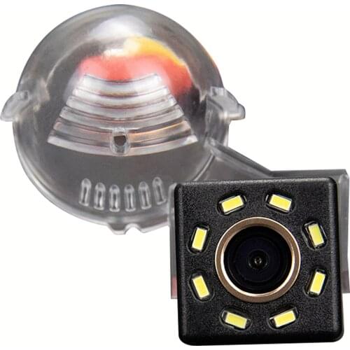 Misayaee Car Rear View Reverse Parking Camera Golden 8 LED for Suzuki Jimny XL-7 Ertiga Grand Vitara SX4 S-Cross