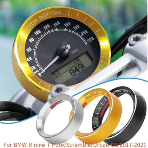 Motorcycle Techometer Speedometer Speedo Ring Cover For BMW R nine T Pure Scramble Urban GS 2017-2021 2018 2019 2020 Accessories