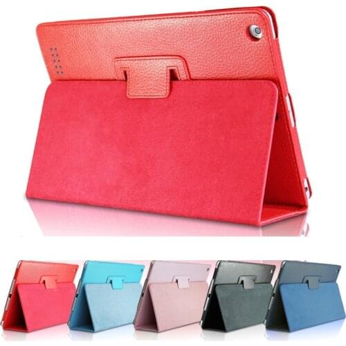 New Folio Stand Coque for iPad 2 iPad 3 iPad 4 Case Magnetic Smart A1395 A1430 A1460 Flip PU 9.7'' Cover for iPad 2 3 4 Cover