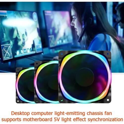 Jonsbo FR-701 5V ARGB Lighting Heatsink Cooler 12cm Cooling Fan Desktop PC Case GPU Computer Water Cooling System Waterblock