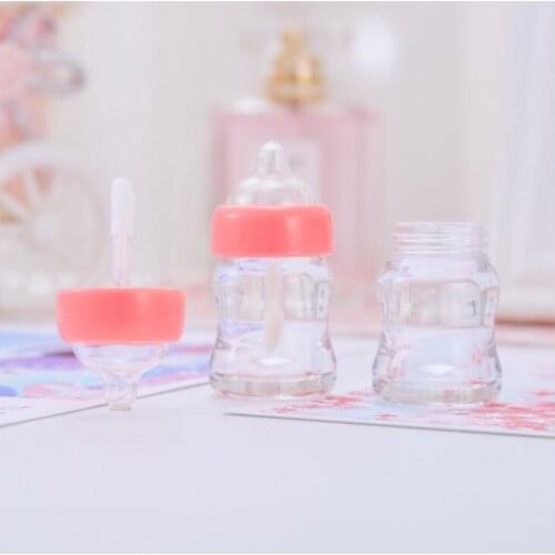 Wholesale 7mL Empty Lipgloss Tubes Lovely Baby bottle Lip gloss Bottles Lip Tubes Lipstick Bottles Lip Makeup Package