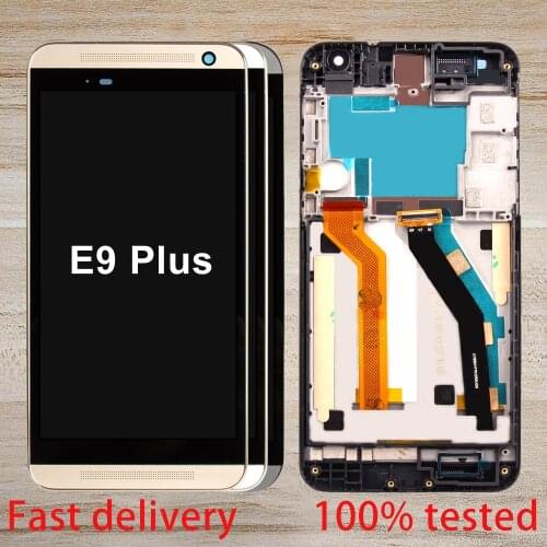Original 5.5" LCD For HTC One E9 Plus LCD Display Touch Screen Frame Digitizer Assembly For HTC One E9 Plus Set LCD Replacement