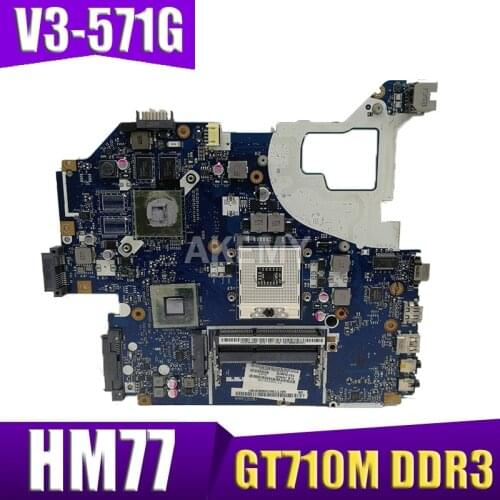 Q5WV1 LA-7912P suitable For Acer E1-571G E1-571 V3-571 V3-571G notebook motherboard PGA989 HM77 GPU GT710M DDR3 100% test work