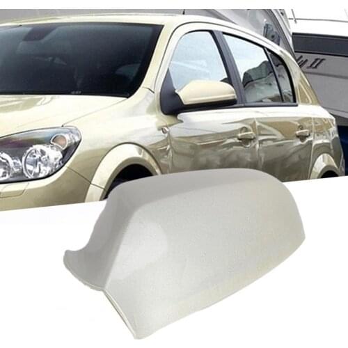 Silver Color Wing Mirror Cover Rear View Mirror Cover Trim for Vauxhall ASTRA MK5 04-09 Left Drive fiat grande punto Covers