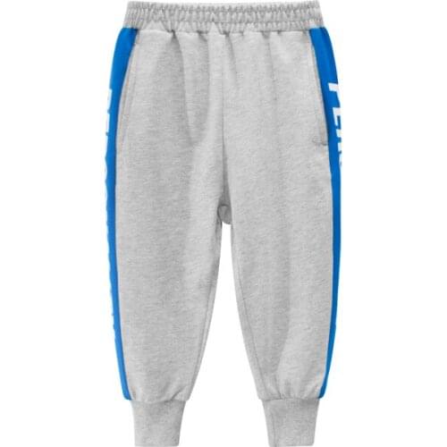 Sport Pants for Baby Boys Girls Trousers Warm Side Stripe Letters Casual Sweatpants Jogging Kids Clothes Children Trousers 2-9Y