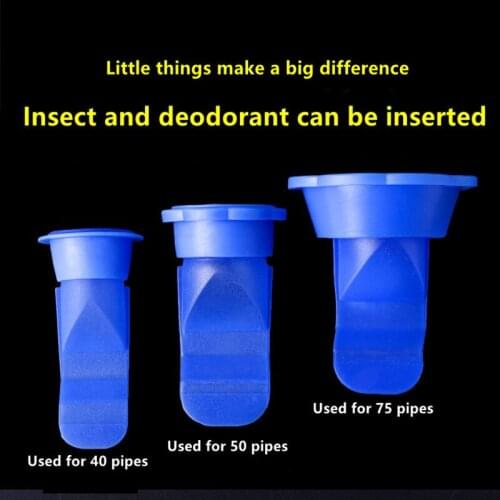 Kitchen sewer seal ring bathroom deodorant silicone core seal washing machine drain pipe joint floor drain