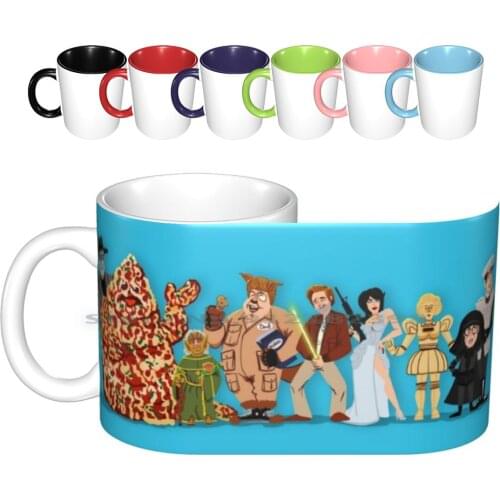There Goes The Planet! Ceramic Mugs Coffee Cups Milk Tea Mug Spaceballs Mel John Candy Pizza Hut Rick Moranis Space Ball