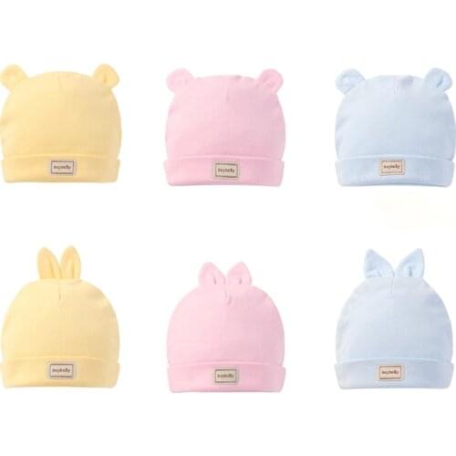 1pc Hat Cap with Bibs Candy Solid Colors Boys Girls Baby Beanies Hats Cotton Born Baby Hat Bibs Toddler Infant Caps